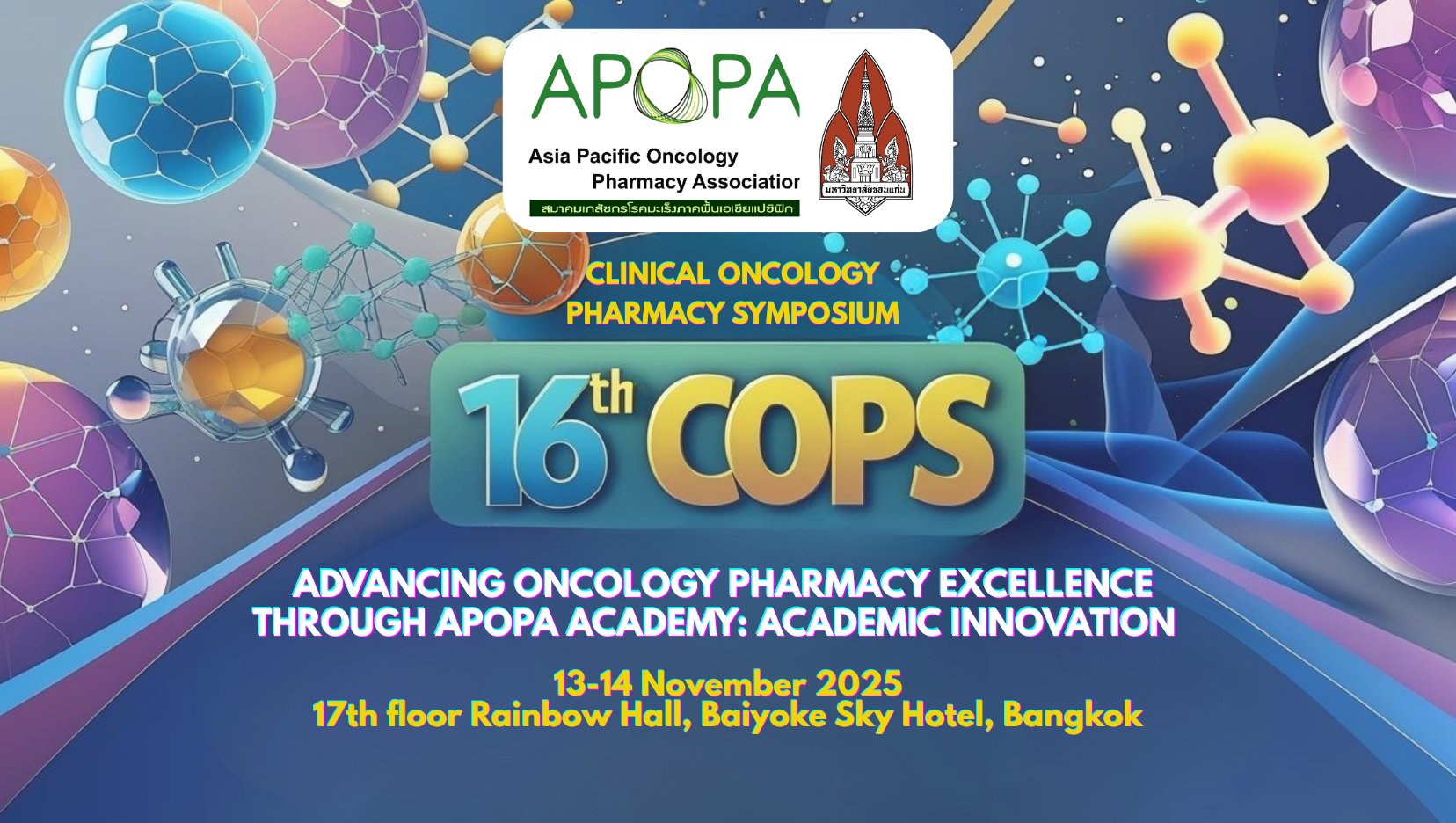 16th COPS 16th Clinical Oncology Pharmacy Symposium